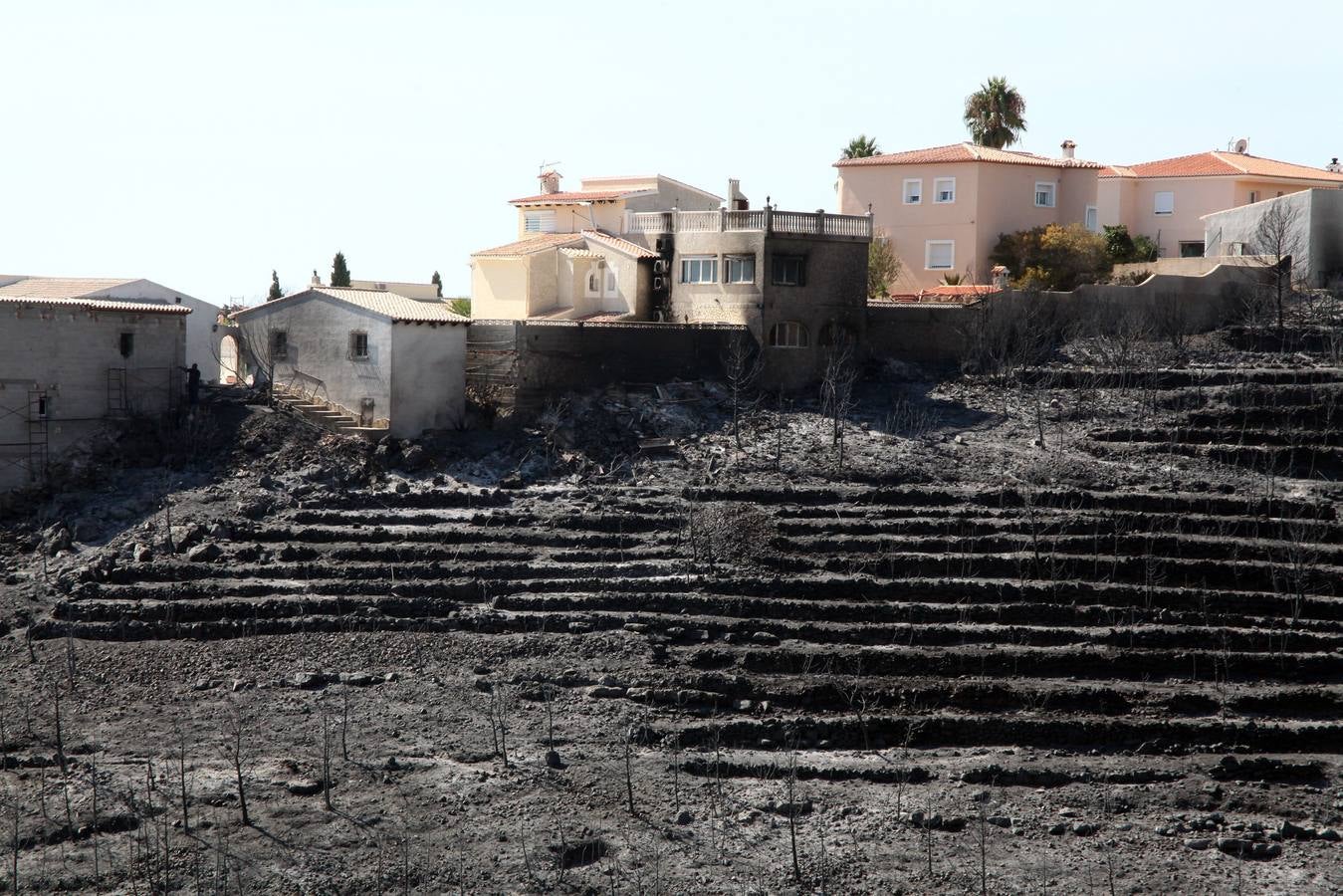 Fotos del incendio de la Granadella, en Xàbia y Benitatxell