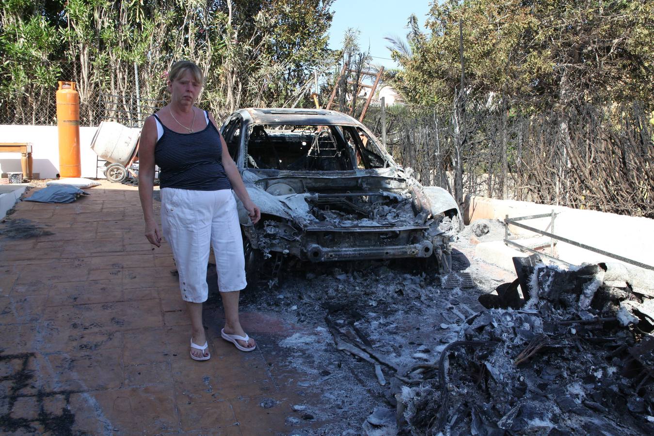 Fotos del incendio de la Granadella, en Xàbia y Benitatxell