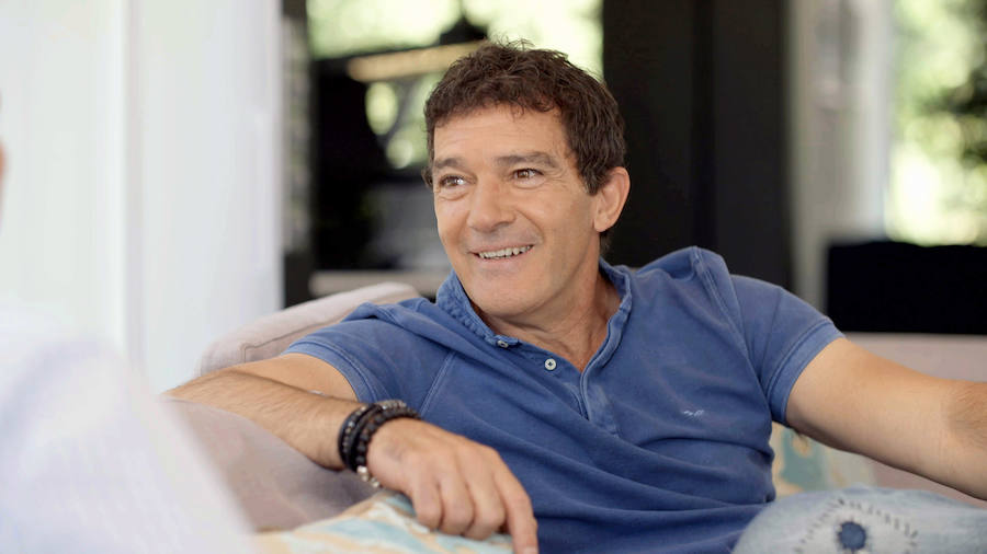 Fotos de la entrevista de Bertín Osborne a Antonio Banderas