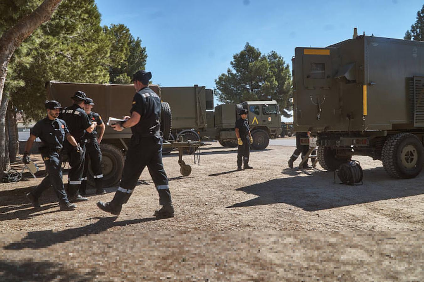 La UME despliega 300 efectivos para hacer practicas en la Vega