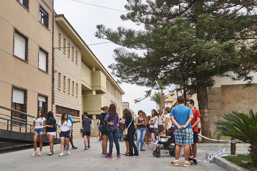 Protesta por el trasnporte escolar en Benejúzar