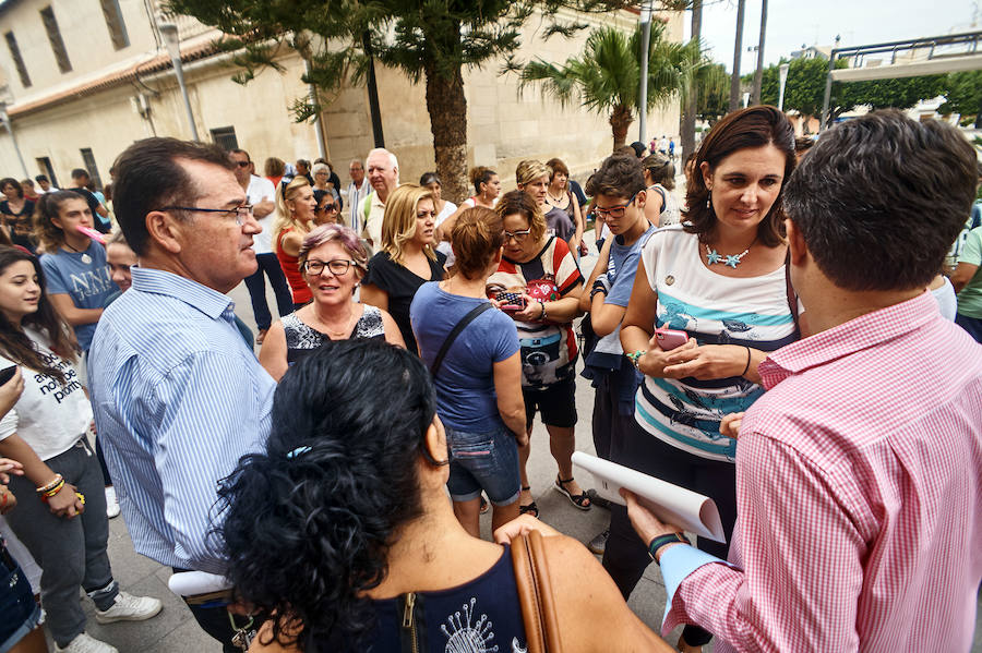 Protesta por el trasnporte escolar en Benejúzar