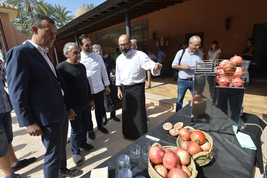 Corte de la granada mollar por el chef Mario Sandoval