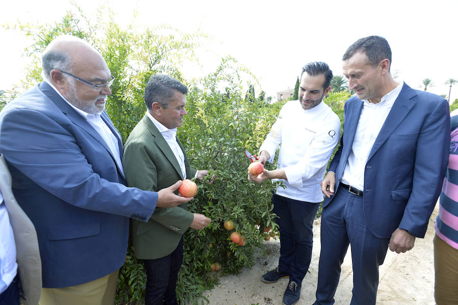 Corte de la granada mollar por el chef Mario Sandoval