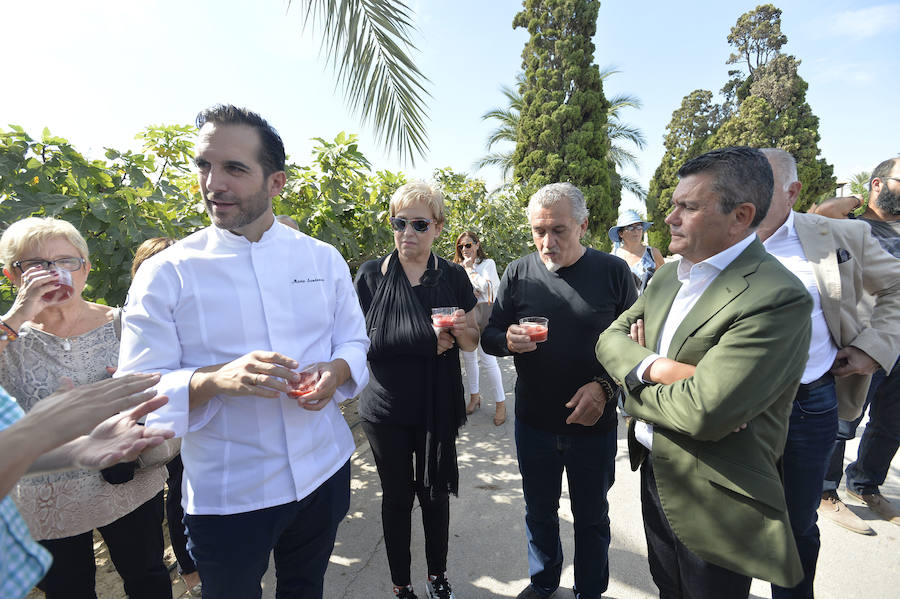 Corte de la granada mollar por el chef Mario Sandoval