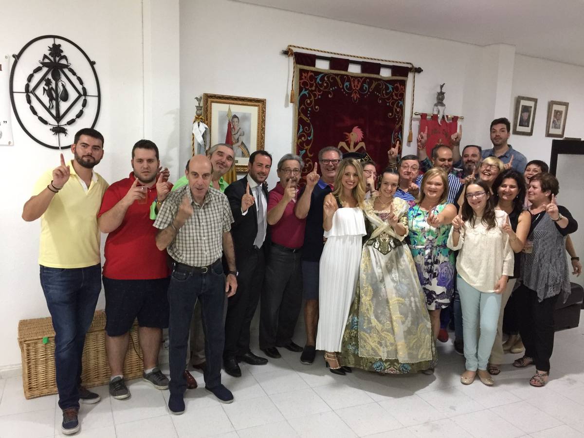 Celebración en el casal de Mercado Central, con la niña Natalia Calvo, corte infantil 2017.