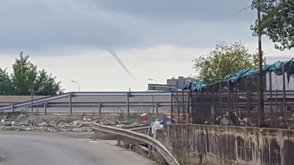 Fotos de las mangas marinas en Valencia