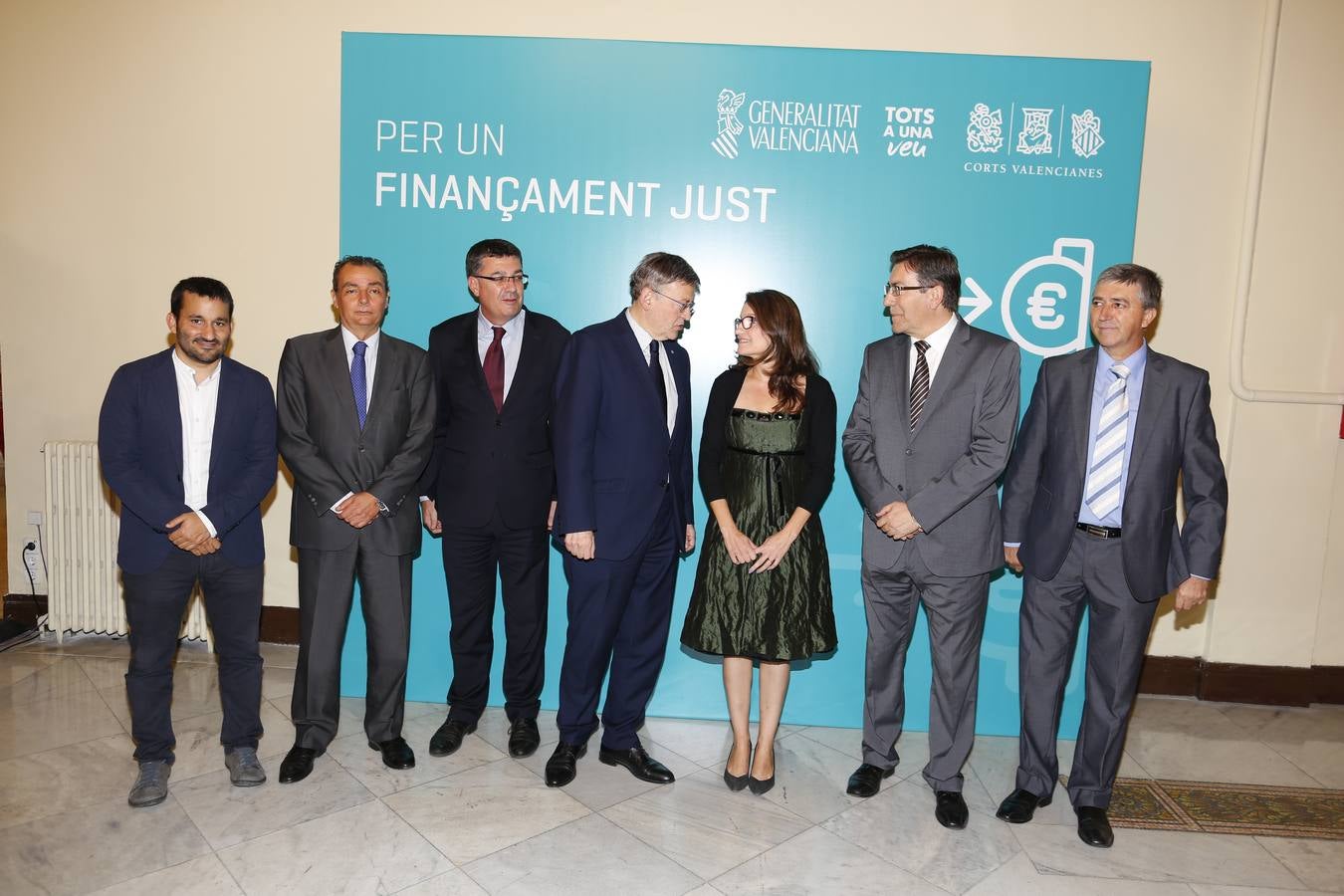 Acto para reivindicar una financiación justa para la Comunitat Valenciana