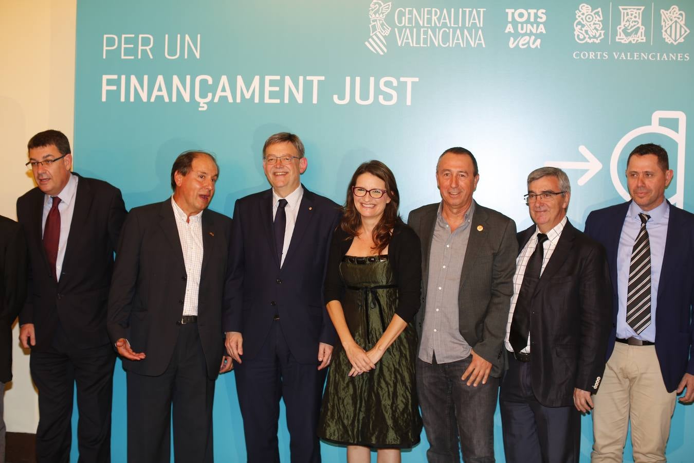 Acto para reivindicar una financiación justa para la Comunitat Valenciana