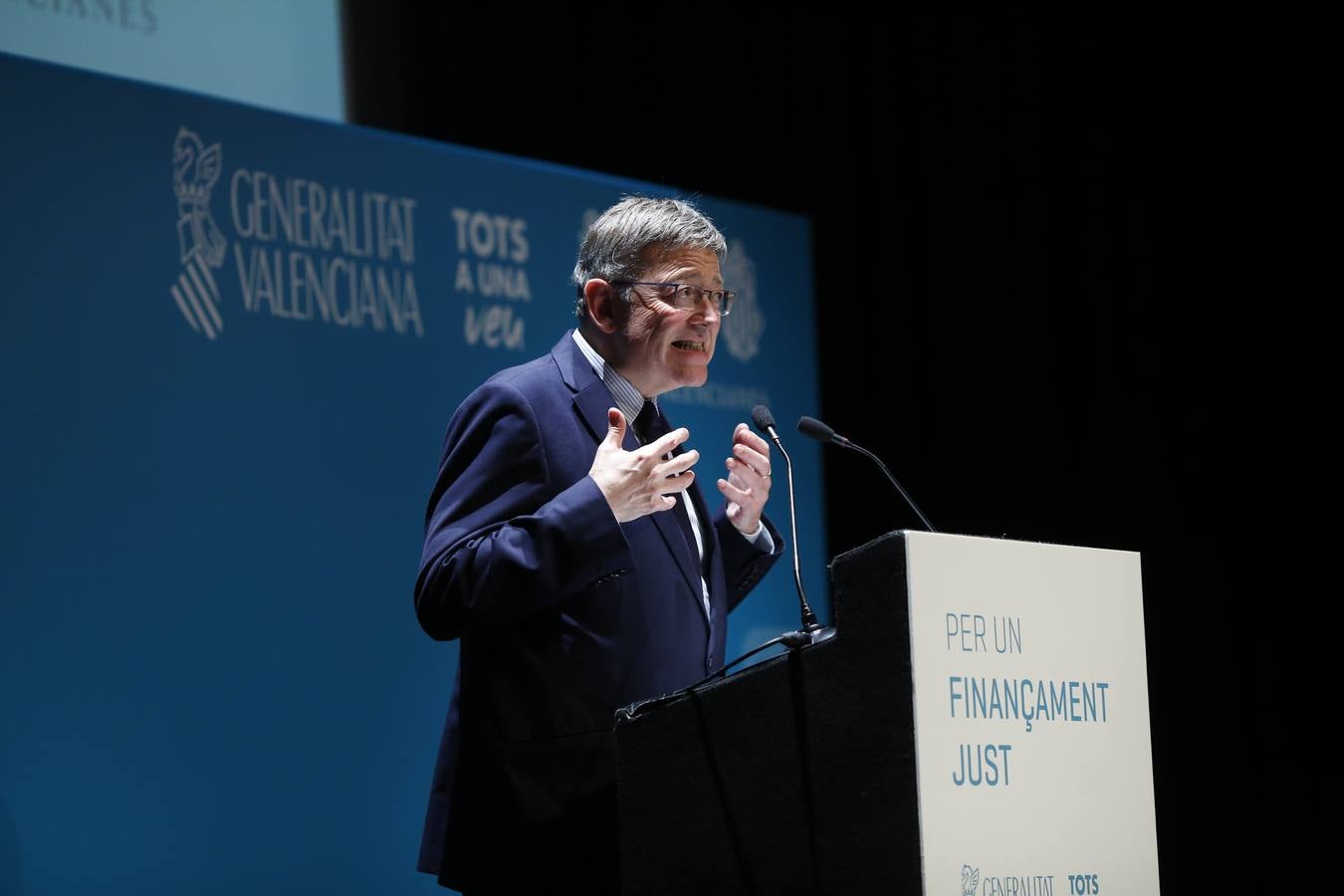 Acto para reivindicar una financiación justa para la Comunitat Valenciana