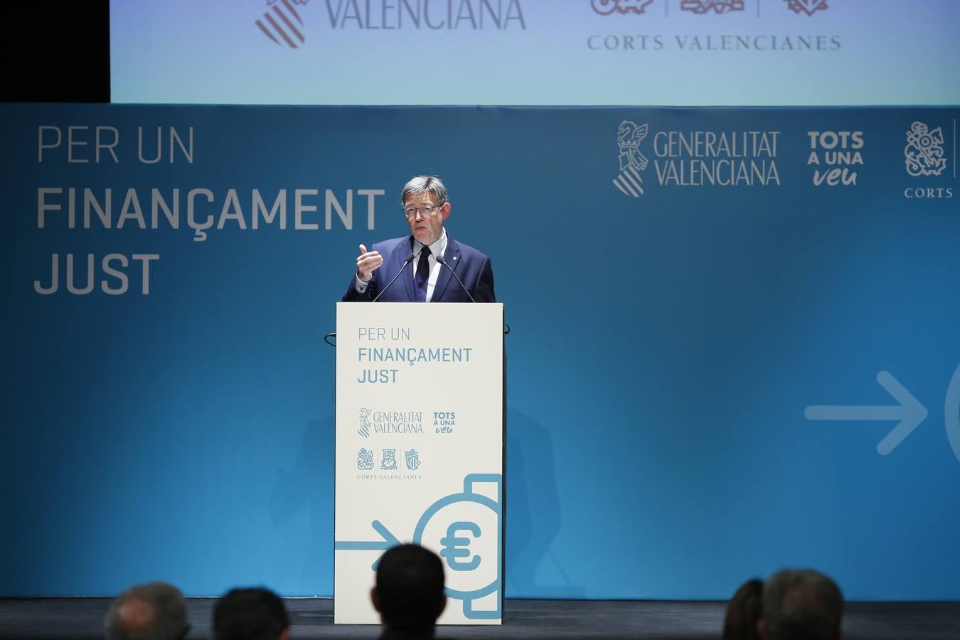 Acto para reivindicar una financiación justa para la Comunitat Valenciana