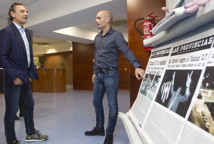 Las imágenes de la entrevista a Cesare Prandelli en Las Provincias