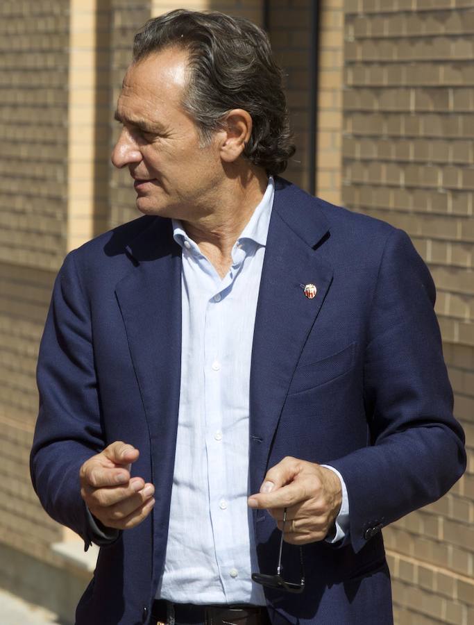 Las imágenes de la entrevista a Cesare Prandelli en Las Provincias