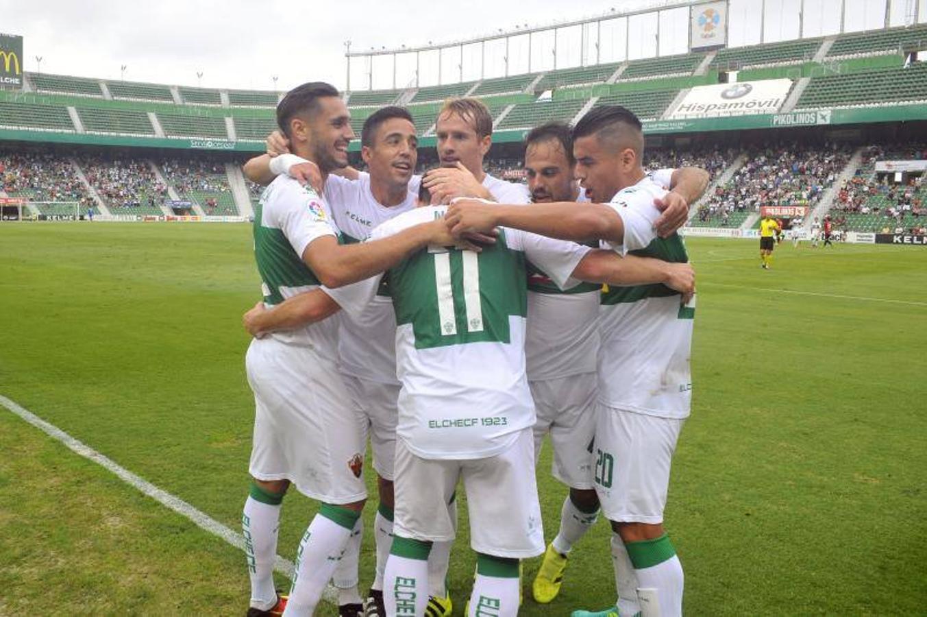 Las mejores imágenes del Elche - Nástic (4-4)