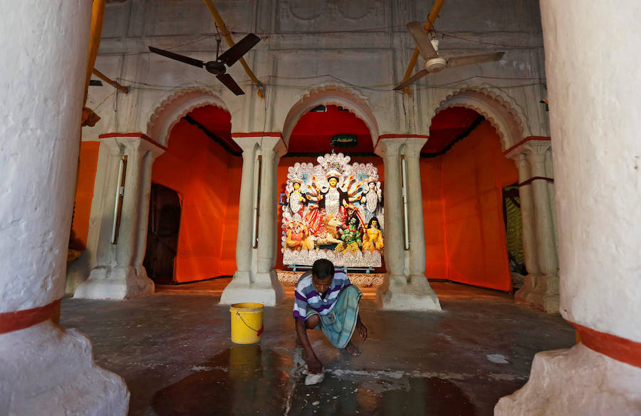 Durga Puja, una de las celebraciones más exóticas y multitudinarias de la India