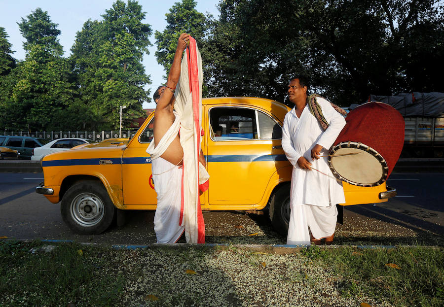 Durga Puja, una de las celebraciones más exóticas y multitudinarias de la India