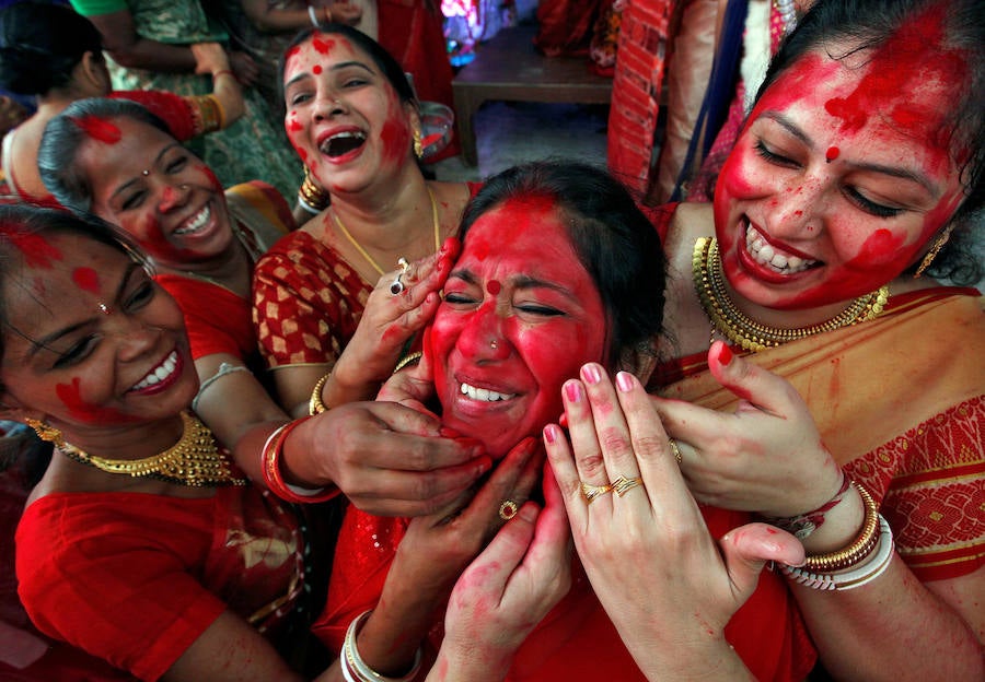 Durga Puja, una de las celebraciones más exóticas y multitudinarias de la India