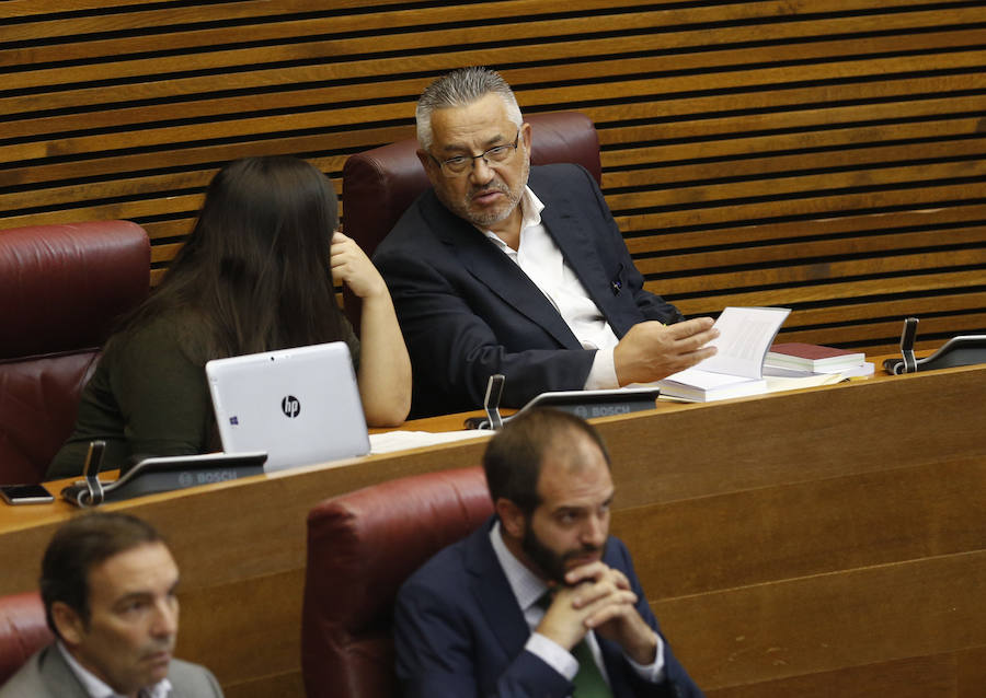 Fotos del pleno de les Corts