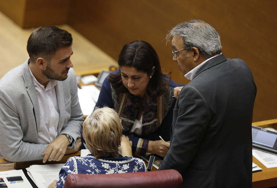 Fotos del pleno de les Corts