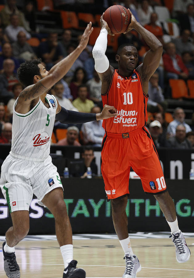 Las imágenes del encuentro entre el Valencia Basket y el Union Olimpija