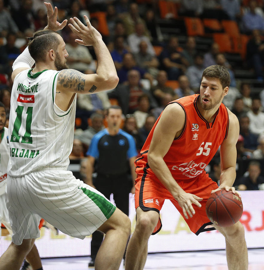 Las imágenes del encuentro entre el Valencia Basket y el Union Olimpija