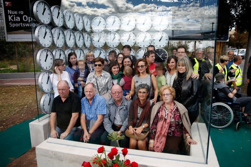 Fotos del último acto de la Asociación de Víctimas del Metro de Valencia