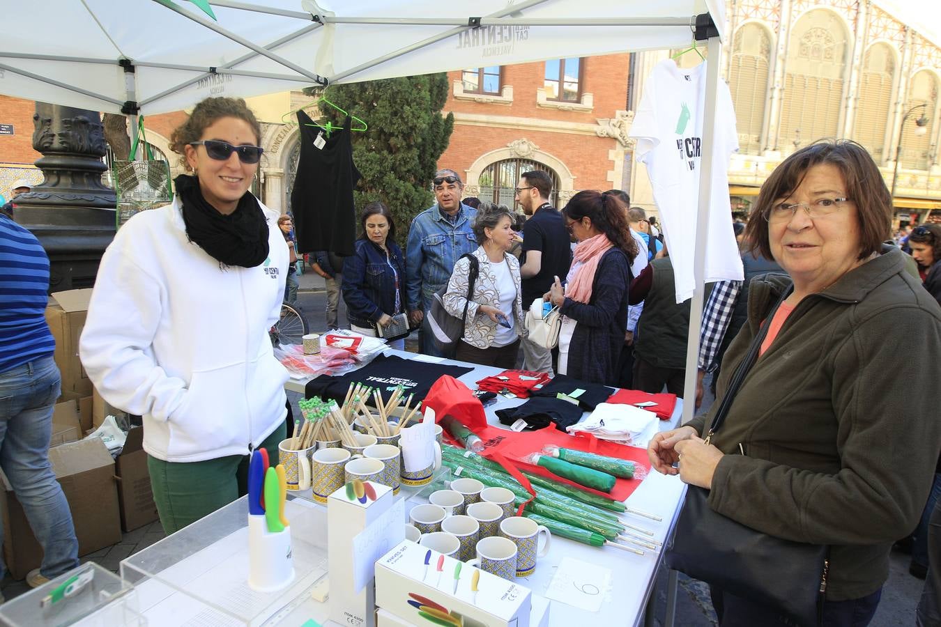Fotos de la celebración de los 100 años de la primera piedra del Mercado Central