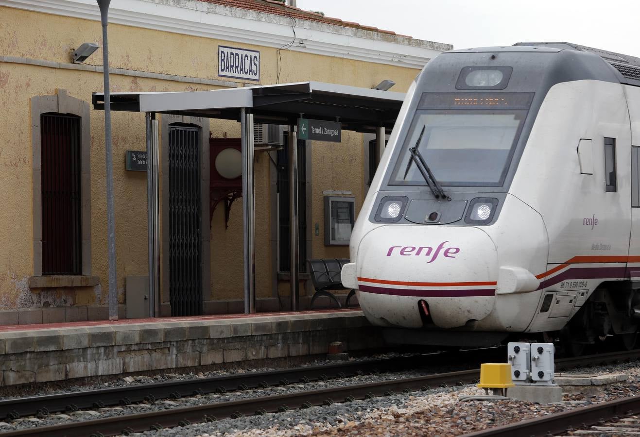 Fotos de la línea de tren Valencia-Zaragoza