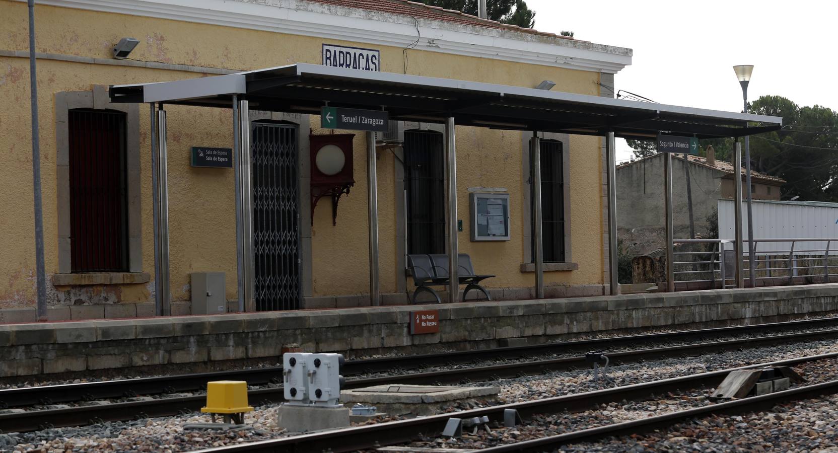 Fotos de la línea de tren Valencia-Zaragoza