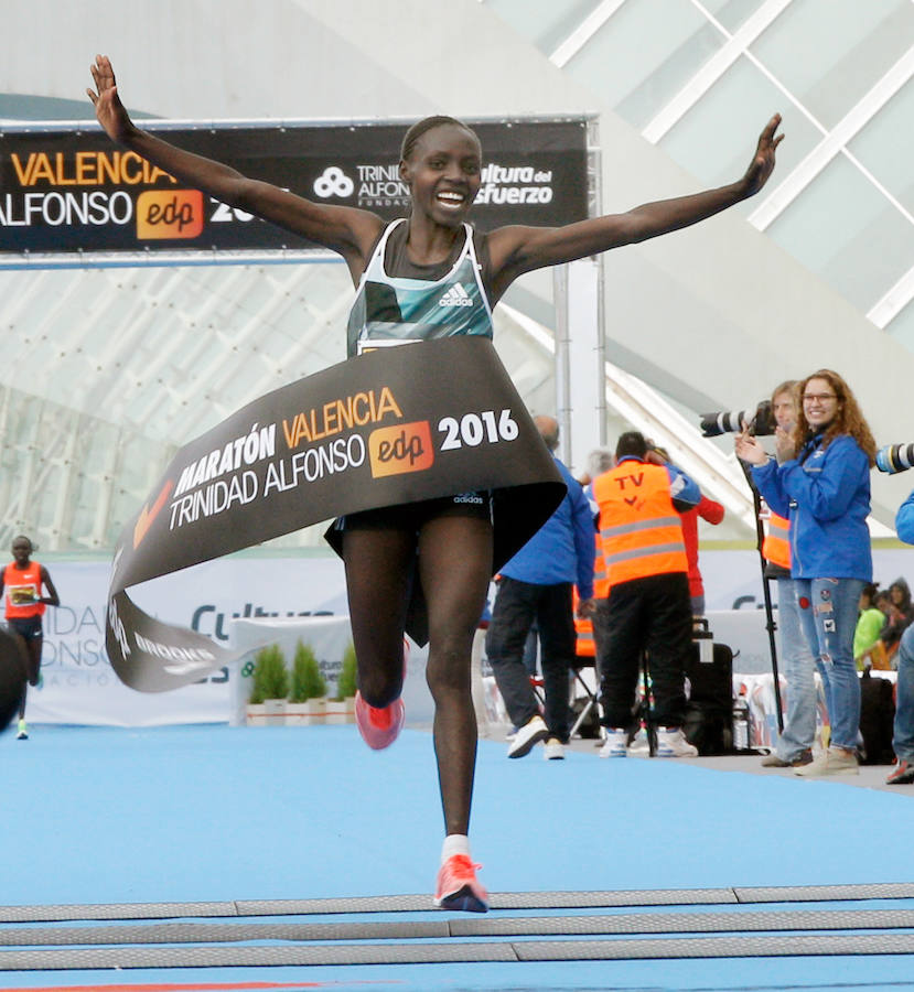 Imágenes del Maratón de Valencia