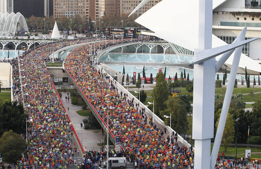 Imágenes del Maratón de Valencia