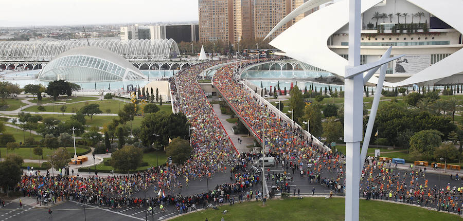 Imágenes del Maratón de Valencia