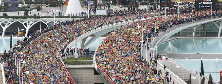 Imágenes del Maratón de Valencia