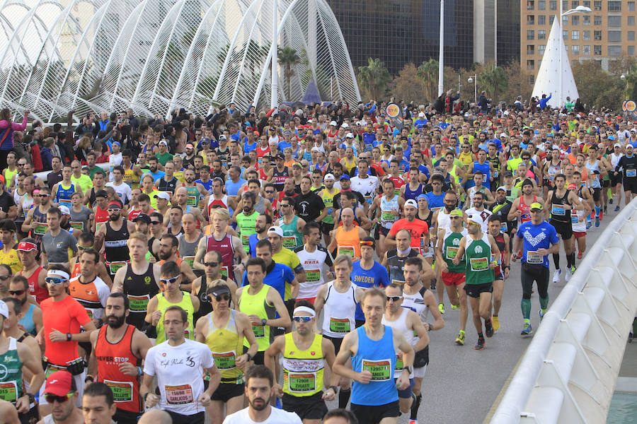 Imágenes del Maratón de Valencia