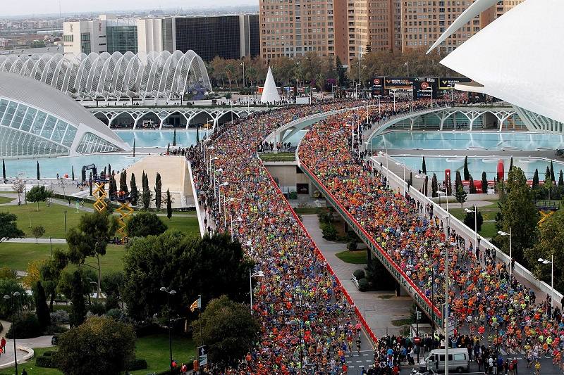 Imágenes del Maratón de Valencia