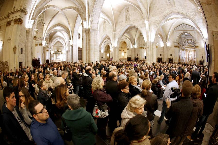 Fotos de la misa por Rita Barberá en la Catedral de Valencia