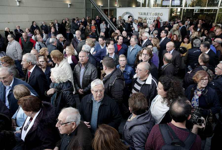 Fotos del funeral de Rita Barberá en el Tanatorio de Valencia