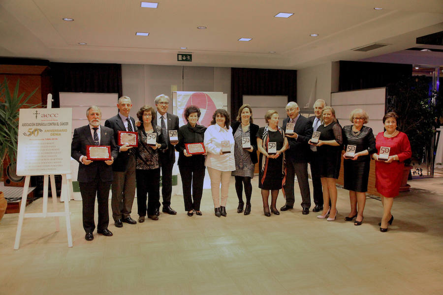 Fotos de la gala del 50 aniversario de Aecc de Dénia