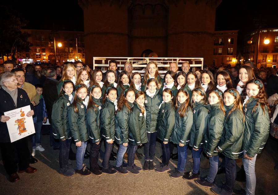 Fotos de la celebración del nombramiento de las Fallas como Patrimonio Inmaterial de la Humanidad por la Unesco