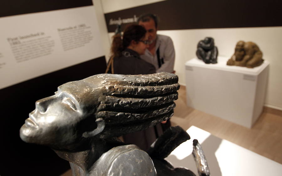 Piezas de Lladró en el Museo de Cerámica González Martí. 