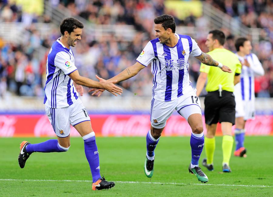 Las imágenes del partido entre la Real Sociedad y el Valencia
