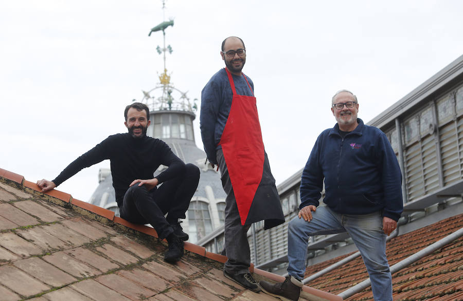 Fotos de los vendedores históricos del Mercado Central de Valencia