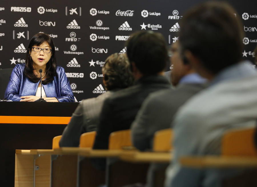 Imágenes de la rueda de prensa de Layhoon y Prandelli