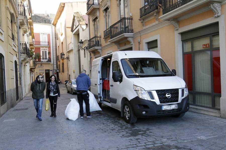 Fotos de los bolardos retirados