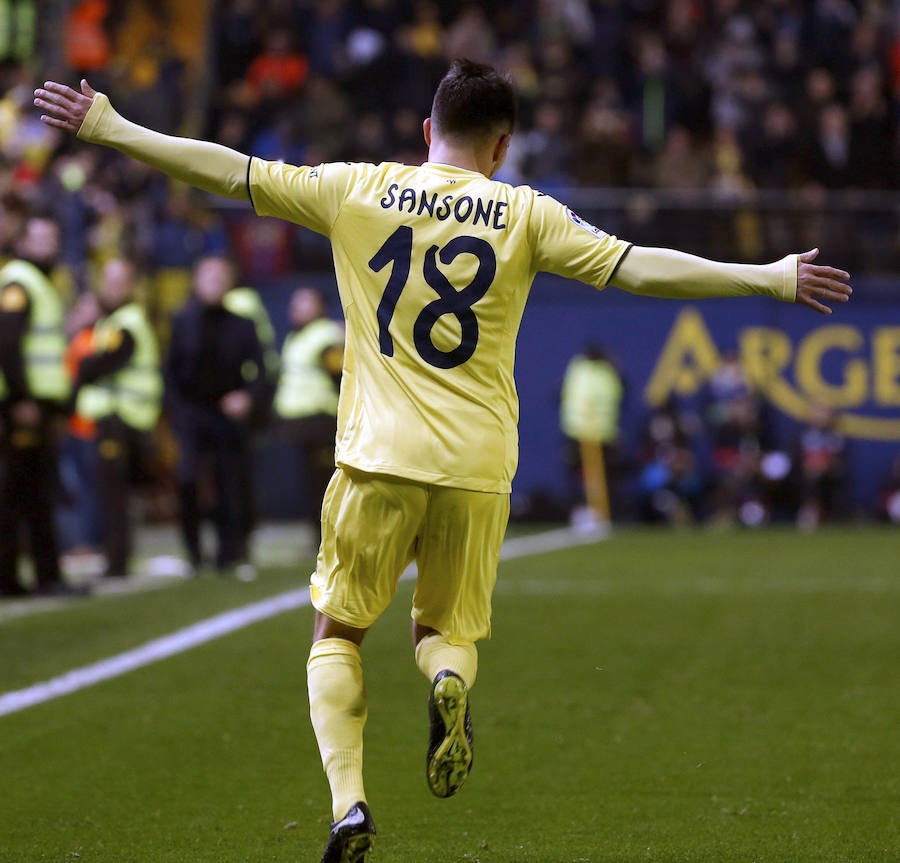 El Villarreal-Barcelona, en imágenes