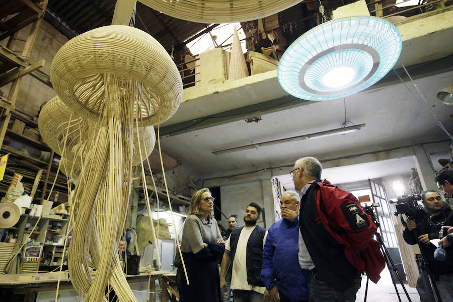 Medusas para el stand de l&#039;Oceanogràfic en Fitur