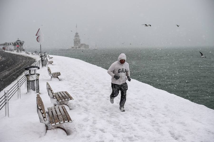 Fotos del Temporal en Estambul