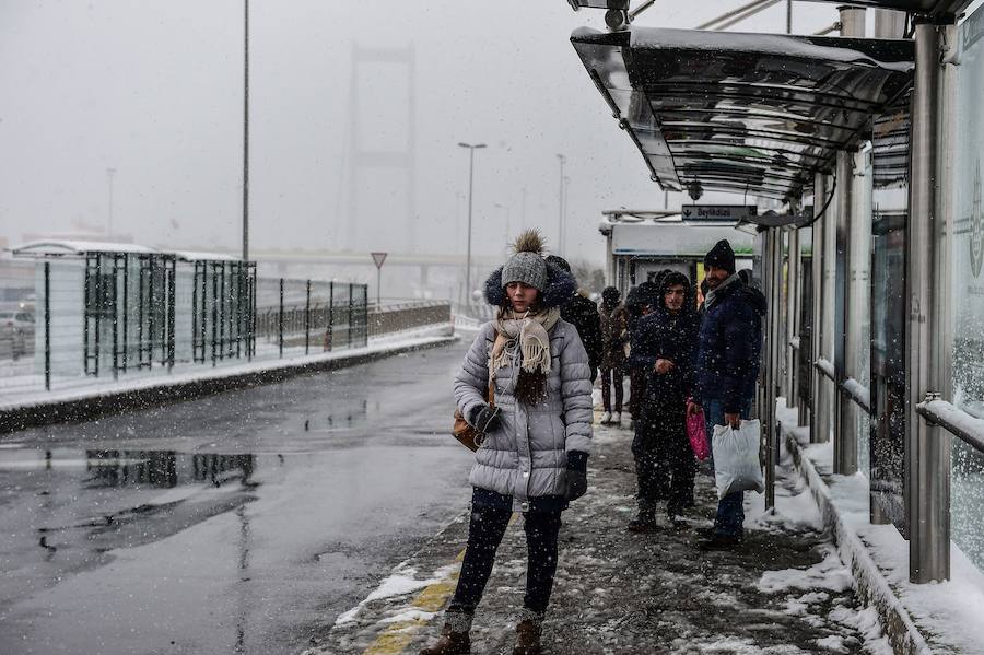 Fotos del Temporal en Estambul