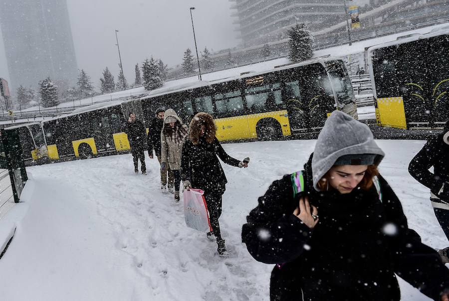 Fotos del Temporal en Estambul