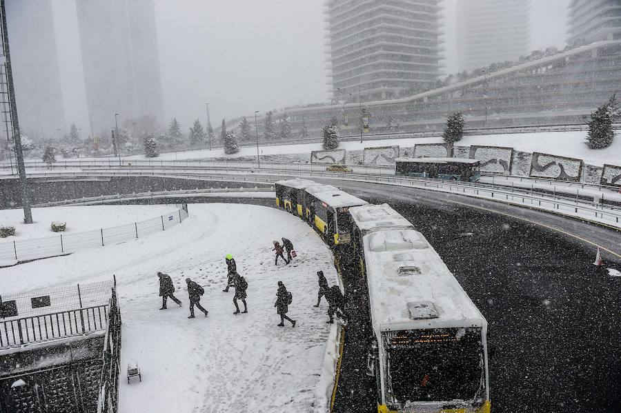 Fotos del Temporal en Estambul